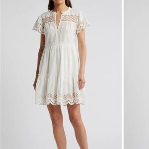 NWT! Brand new with tags!!! Rails Elegant White Eyelet Dress